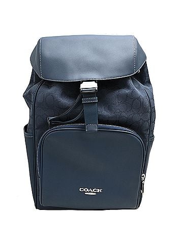 Coach Coach Signature Women's &amp; Men's Backpack/Daypack CW172 Jacquard Navy (view 1)