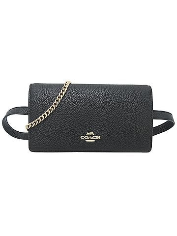 Coach Coach 2-way Shoulder Bag for Women, Leather, Black (Model Number 68338) (view 1)