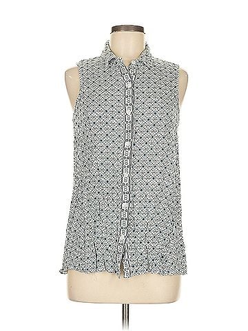 Max Studio Max Studio Sleeveless Button Down Shirt (view 1)