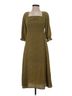 o.p.t 100% Polyester Paisley Green O.P.T Casual Dress Size S - photo 1