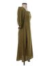 o.p.t 100% Polyester Paisley Green O.P.T Casual Dress Size S - photo 3