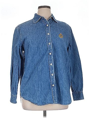 Lauren by Ralph Lauren Lauren By Ralph Lauren Long Sleeve Button Down Shirt (view 1)