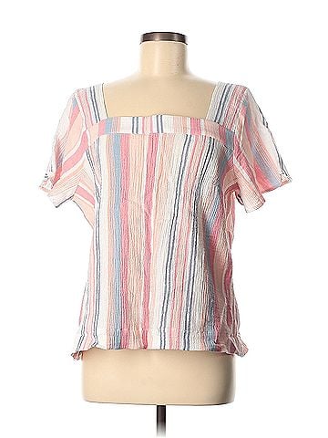C&C California C&amp;C California Short Sleeve Blouse (view 1)