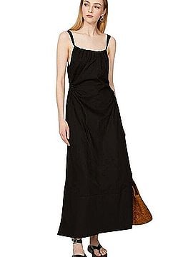 Bassike Gathered Poplin Dress Casual Dress (view 1)