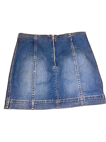 Jolt Denim Skirt (view 2)