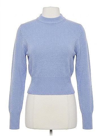 525 America Adeline Cotton Sweater in Blue Heron (view 1)