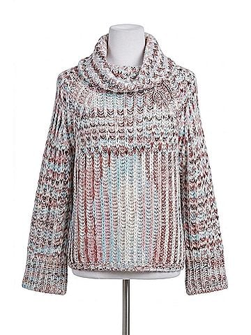 Love Token Meri Turtleneck Sweater in Pink (view 1)