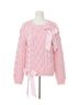 LoveShackFancy Pink Kloss Pullover in Ballet Slipper Size XXS - photo 1