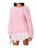 LoveShackFancy Pink Kloss Pullover in Ballet Slipper Size XXS - photo 2