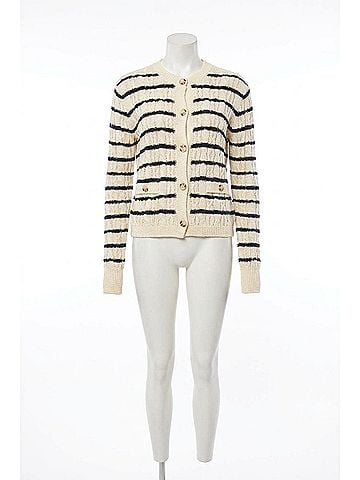John & Jenn Lyam Cardigan in Nautical Stripe (view 1)