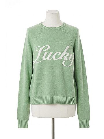 Show Me Your Mumu Lucky Off Duty Sweater in Field Green (view 1)