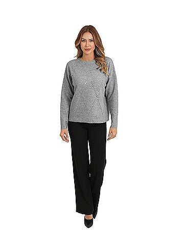 Love Token Nicolette Sweater in Grey (view 2)