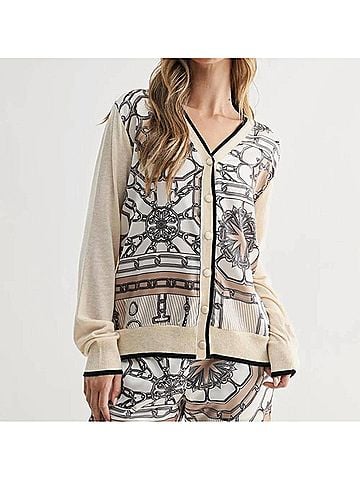 Joh Savanna Cardigan in Taupe (view 2)