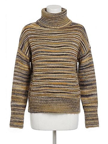 Love Token Sharon Turtleneck Sweater in Camel (view 1)