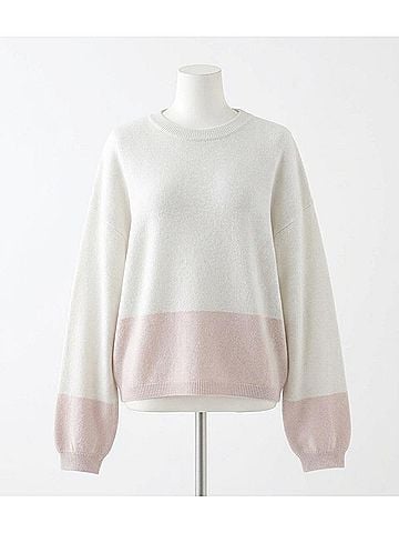 525 America Women's Contrast Pullover in Heather Grey Multi (view 2)