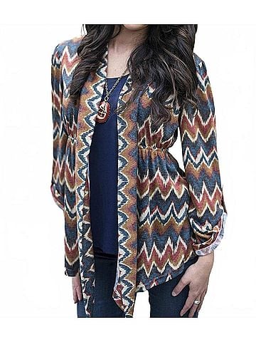 Ivy Jane Denise Cardigan in Blue (view 2)