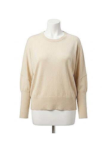Karen Kane Dolman Sleeve Sweater - Plus in Antique Cream (view 1)