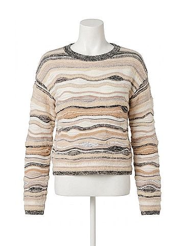 Nic + Zoe Odyssey Mix Sweater in Neutral Mix (view 1)