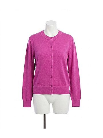 Karen Kane Layan Long Sleeve Cardigan Sweater in Orchid (view 1)