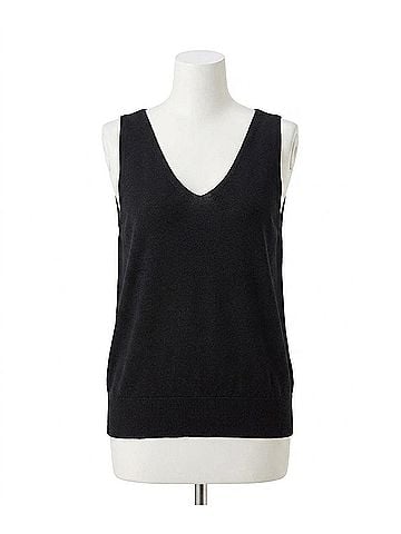 Tommy Bahama Addison Sleeveless Linen Blend Sweater in Black (view 1)