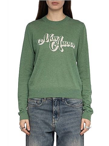 Zadig & Voltaire Miss Mon Amour Sweater in Green (view 2)
