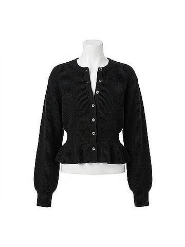 Paige Roslin Cardigan in Black (view 1)
