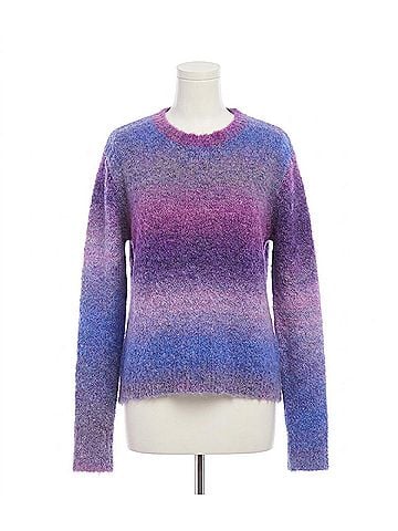 Karen Kane Portia Ombre Boucle Sweater in Purple (view 1)