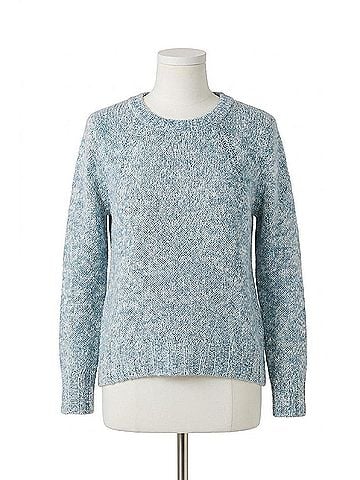 Elie Tahari Cotton Sweater in Blue (view 1)