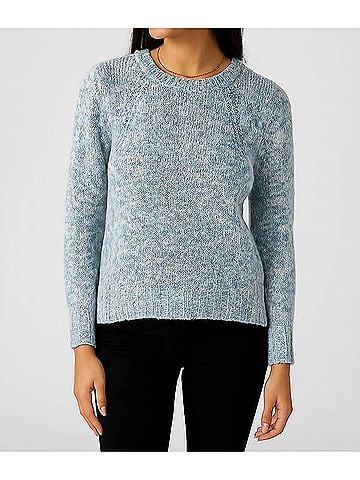 Elie Tahari Cotton Sweater in Blue (view 2)