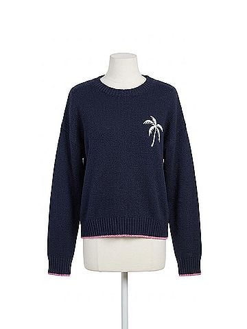 John & Jenn Brandon Sweater in Laguna Nights (view 1)