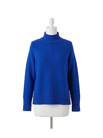 Karen Kane Reese Turtleneck Sweater in Royal Blue (view 1)