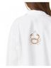 Splendid Solid White Mallory Poplin Button Down Top in White Size M - photo 4