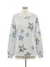 Honeyme Graphic Gray Star Print Pullover in Grey Size 3X - photo 1