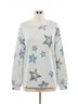 Honeyme Graphic Gray Star Print Pullover in Grey Size XL - photo 1
