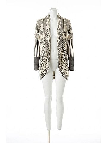 Papillon Boho Design Cocoon Sweater in Cream (view 1)