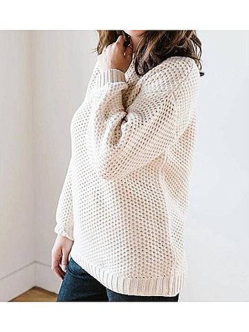 525 America Tunic Pullover in Cream (view 2)