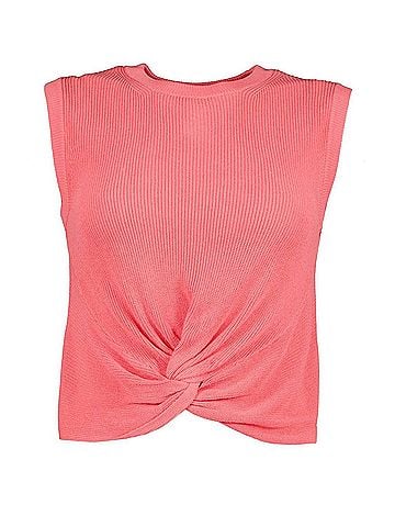 Bishop + Young Bonita Twist Front Sweater in Rouje Rue (view 2)