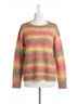 Papillon Stripes Orange Stripe Crew Sweater in Multi Size XXL - photo 1