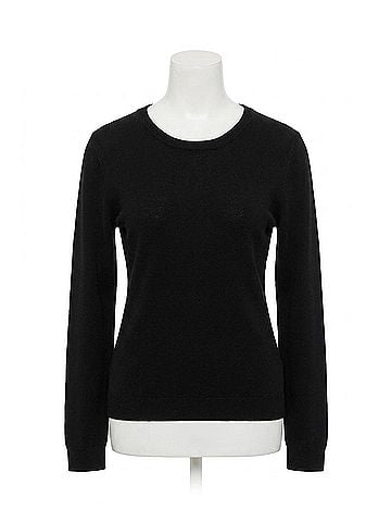 Soaked Sina Round Neck Slim Fit Pullover in Black (view 1)