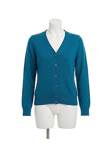 Karen Kane Chandler Cardigan Sweater in Teal (view 1)