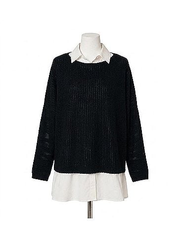 Stella Carakasi Women's Cozy Chic Pullover in Black (view 1)