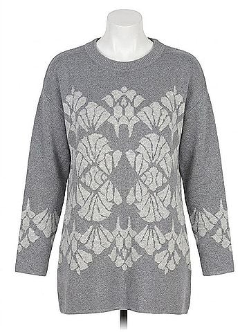 Stella Carakasi Eye Candy Sweater in Dark Gray/ Light Gray (view 1)