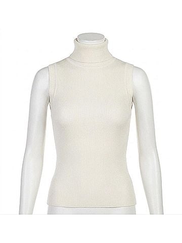 Fifteen Twenty Kelli Turtleneck Sweater in Off White (view 1)