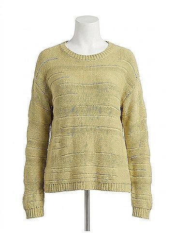 Elliott Lauren Crew Neck Sweater in Sage (view 1)