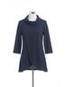 Papillon Solid Blue Waffle Crossover Top in Navy Size XL - photo 1