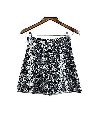 Veda Leather Skirt (view 1)