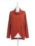 Papillon Solid Red Cowl Neck Crossover Top in Rust Size XL - photo 1