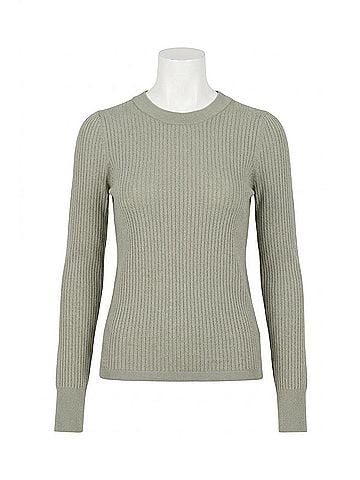 Soaked Spina Slim Fit Crew Neck Pullover Sweater in Shadow (view 1)