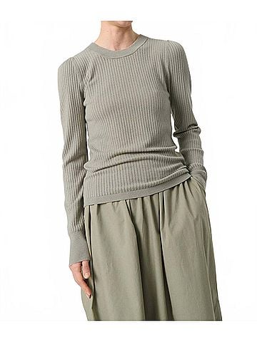 Soaked Spina Slim Fit Crew Neck Pullover Sweater in Shadow (view 2)