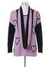 Angel Multi Color Hearts Pullover W/ Infinity Scarf in Rose Size 1X - photo 1